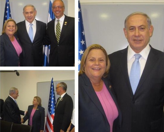 Ros Lethinen y Netanyahu, reuniones criminales. Foto: Contrainjerencia